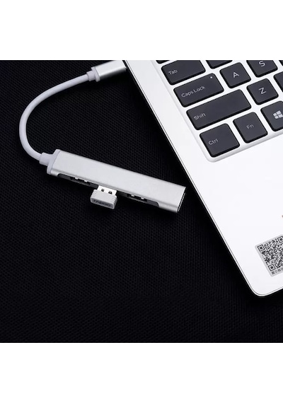 Type-C To Usb Hub 4 Port Çoklayıcı Apple Uyumlu MacBook Ile Çoğaltıcı