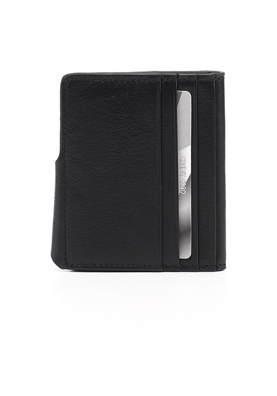 Gönderir Gönderi R Unisex Siyah Hakiki Deri Unisex Kartlık Ddux77706954