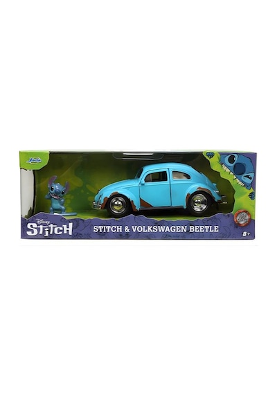 Disney Stitch Ve Volkswagen Beetle 1:32 Die Cast Araç Ve Figür 33251 Çok Renkli