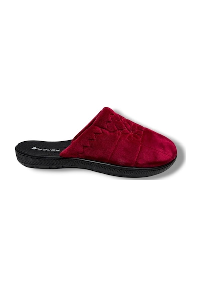 Focux 217-26 Papatya Desenli Kadın Ev Terlik 37-41 Bordo