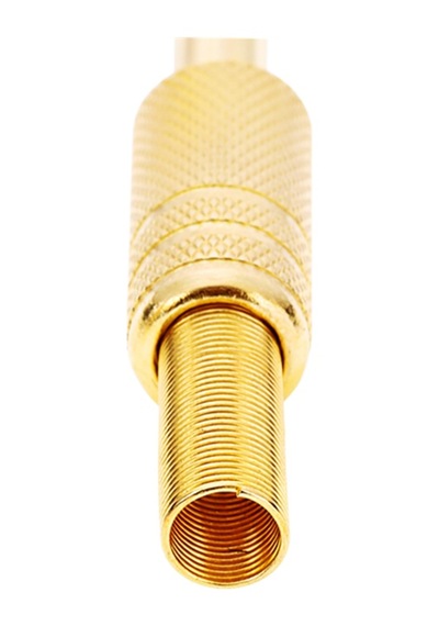 3.5 Mm Mono Gold Metal Fiş