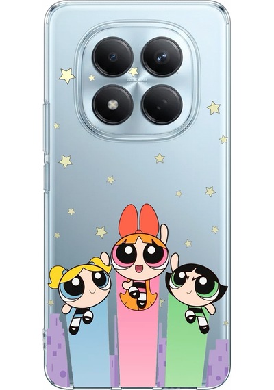 Redmi Note 15 Pro Plus Uyumlu Powerpuff Girls Tasarımlı Baskılı Silikon Kılıf Renkli