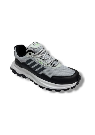 Best Of 2045-26 Anorak Deri Anatomik Erkek Sneaker Buz Siyah Beyaz Gri