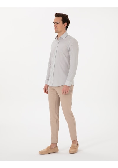 Pierre Cardin Erkek Haki Gömlek Desenli 50303897-vr027 Haki