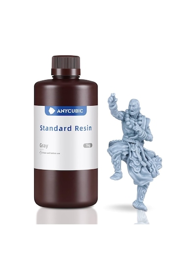 Anycubic Gri Uv Standard Resin Reçine 1 Kg Sla