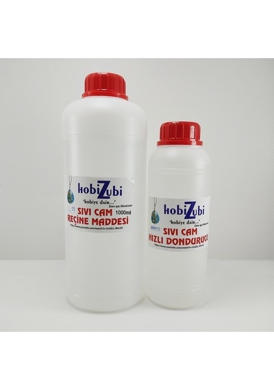 Epoksi Reçine Sıvı Cam Maddesi - 2250 Ml