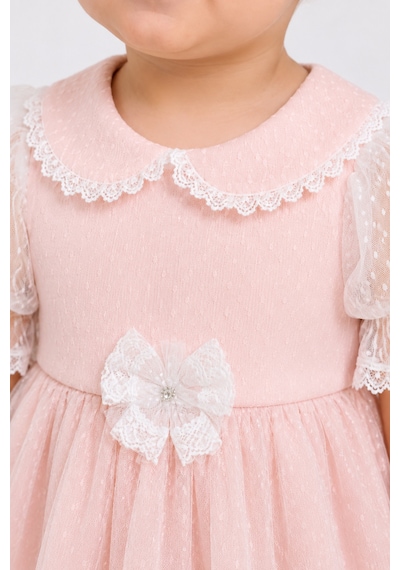Babyhola Dantel Detay Özel Tasarım Kız Bebek Çocuk Abiye Elbise Saç Bandı Mevlüt Doğum Günü Set 7029 Pudra Babyhola Dantel Detay Özel Tasarım Kız Bebek Çocuk Abiye Elbise Saç Bandı Mevlüt Doğum Günü Set 7029 Pudra