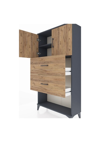 Arges Dolap 2 Raflı 2 Çekmeceli 2 Kapaklı 88x30x163 Aytaşı-aytaşı Aytası Arges Dolap 2 Raflı 2 Çekmeceli 2 Kapaklı 88x30x163 Aytaşı-aytaşı Aytası
