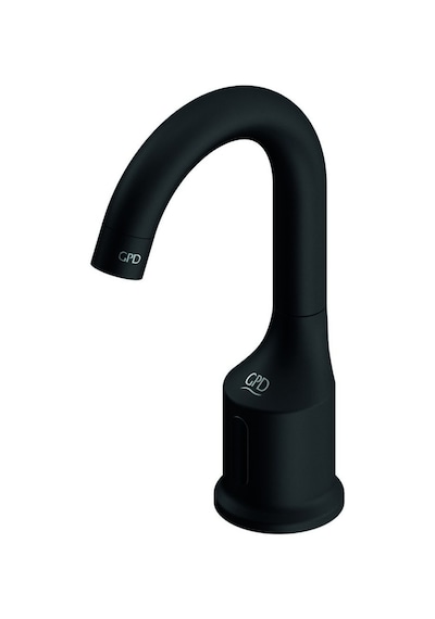 Gpd Flb11-S-2 Tek Su Girişli Fotoselli Lavabo Bataryası Siyah