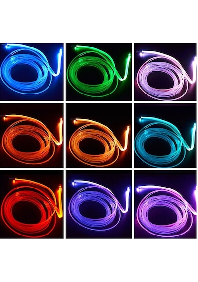 Araç Içi Atmosfer Ambiyans Led Neon Ip Led Rgb App Kontrollü