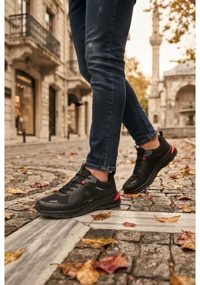 Lumberjack Tundra 6pr Siyah Kırmızı Anatomik Waterproof Erkek Outdoor Ayakkabı Siyah - Kırmızı Lumberjack Tundra 6pr Siyah Kırmızı Anatomik Waterproof Erkek Outdoor Ayakkabı Siyah - Kırmızı