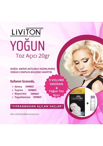 Liviton Saç Açıcı Set 20 Gr X 12 Adet