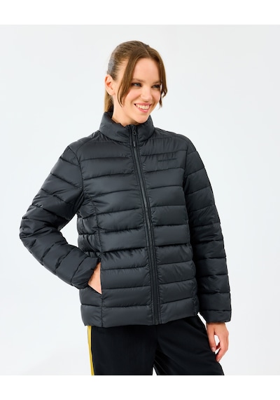 Skechers W Essential Outerwear Padded Jacket Kadın Siyah Mont S231240-3817 Siyah