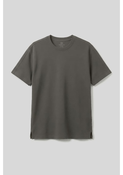 Haki Rahat Form Esnek Nefes Alabilir Erkek T-shirt - 88495