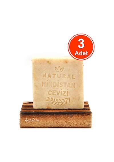 Hindistan Cevizi Yağı Sabunu El Yapımı Doğal 120 G x 3 Adet