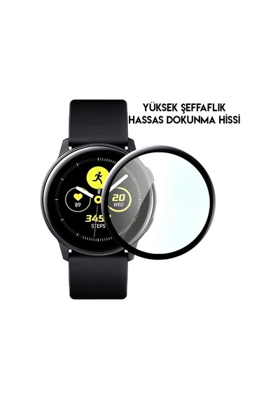 Samsung Galaxy Watch Active 2 44mm 3d Kavisli Nano Ekran Koruyucu Uyumlu