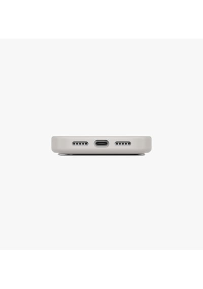 Apple Uyumlu iPhone 17 Pro Kılıf Lyden Vegan Deri Kaplama İnovatif Görünüm Magsafe Premium Kapak Gri