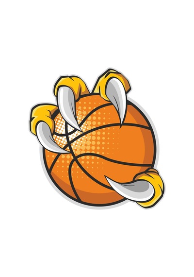 Basketbol Topu Kartal Pençe Nba Çıkartma Spor Sticker 01018