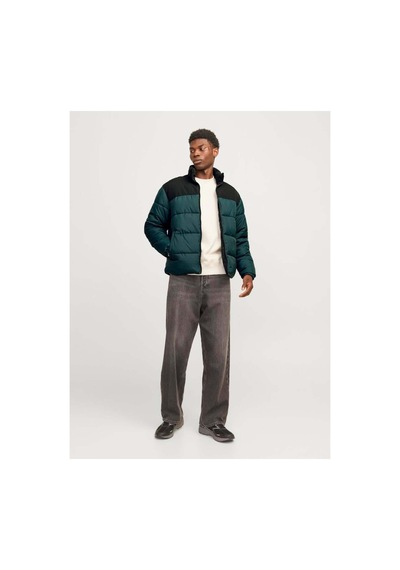 Jack & Jones Jjmoon Stand Collar Puffer Erkek Şişme Mont Forest
