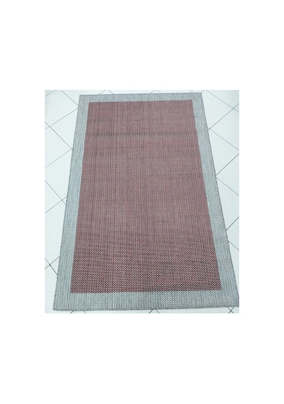 Sisal Dokuma Çamaşırmakinesinde Yıkanabilen Halı Bordo