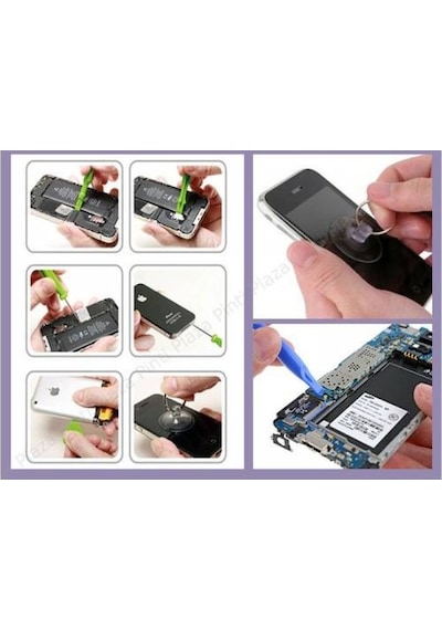 Bulvar Telefon Ekran Açma Seti Tamir Kiti 8 Parça Sökme Takımı