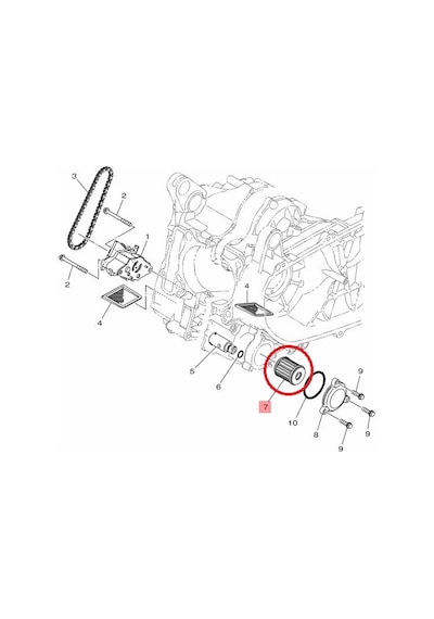 Yamaha Xmax 250 Yağ Filtresi 1S7-E3440-00