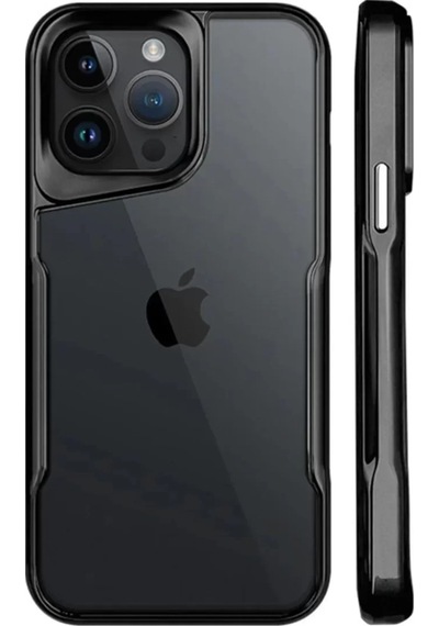 Newface Apple İphone 15 Pro Kılıf Boyi Silikon Kapak - Siyah
