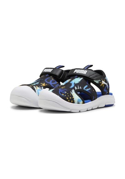 Puma Fun Racer Çocuk Sandalet 401693 01 Siyah