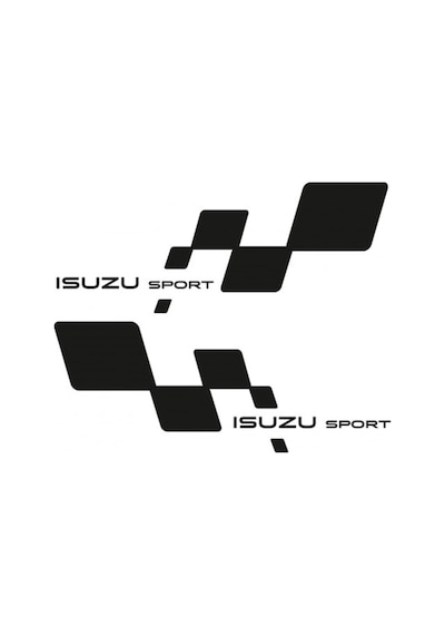 Isuzu Sport Yan Kapı Için Çamurluk Sticker 2 Adet Sağ Sol