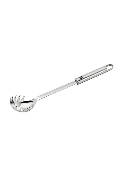 Pro Makarna Kepçesi, Metalik Gri, 18/10 Paslanmaz Çelik, 33 Cm Abanoz