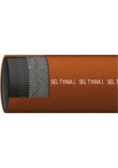 Tyana 5" - 100 Metre Uv Katkılı Pvc Kaplı Tekstil Örgülü 4 Bar Layflat Yassı Verici Hortum