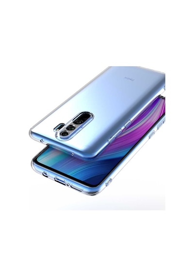 Xiaomi Redmi Note 8 Pro Kılıf Zore Kamera Korumalı Süper Silikon Renksiz