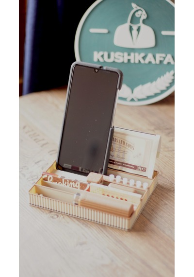 Tabac Tray Tütün Tepsisi - Premium Tasarım Organizer Krem