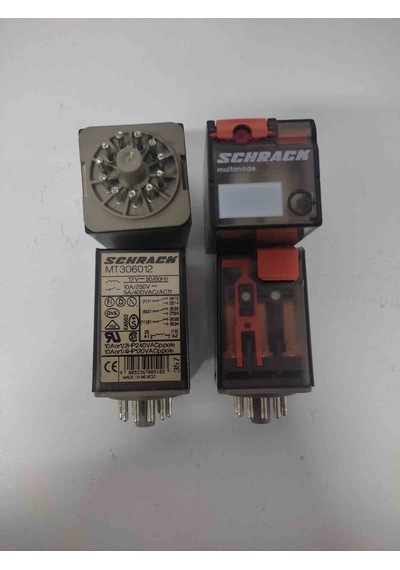 Mt306012 12v 10a 3c 11pın Schrack Güç Röle 2 Adet