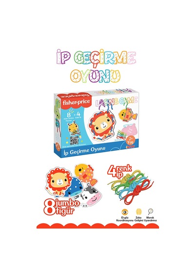 Fisher Price İp Geçirme Oyunu Lacing Game