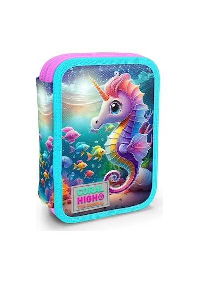 Coral High İki Katlı Düzenleyici Kalem Kutusu - Su Yeşili Denizatı, Kız Çocuk, Su Yeşili Denizatı Turkuaz - Pembe Coral High İki Katlı Düzenleyici Kalem Kutusu - Su Yeşili Denizatı, Kız Çocuk, Su Yeşili Denizatı Turkuaz - Pembe