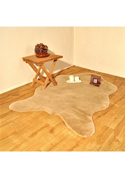 Tappeto Re x  Tavşanı Tek Kafa Post Camel (22 mm Tüy)-60 x 90