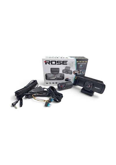 Rose Mr-84 Wifi Araç İçi 4 Kamera Gps'li Dvr Led Ekran Gece Renkli Sesli 4k+2k+1k+1k