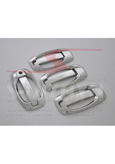 S-Dizayn Citroen Nemo Krom Kapı Kolu 4 Kapı 8 Prç 2008 Üzeri Set