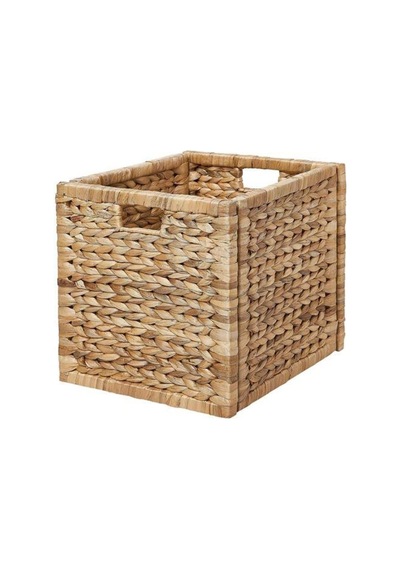 Labbsal Doğal Sepet, Su Sümbülü 32x34x32 Cm Rattan Düzenleme Sepet-kutu El Örgüsü