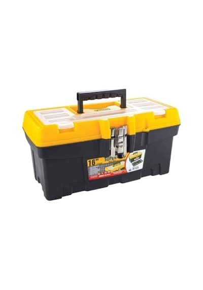 Süper Bag 2076 16 Inç Takım Çantası Alet Kutusu Organizer Düzenleyici Metal Kilitli