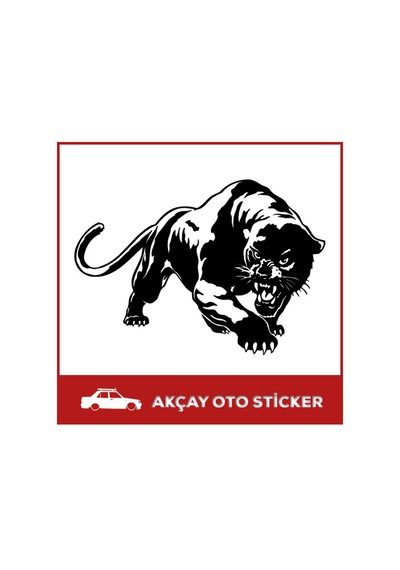Panter Sticker Kaplan Sticker Araba Sticker Kaplan Oto Sticker