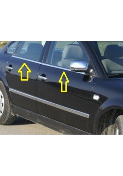 Volkswagen Passat 3b Krom Cam Çıtası 4 Parça 1996-2005 N11.17801