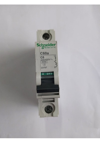 Schneider 6 Amper C Tipi C60a serisi Otomatik Sigorta