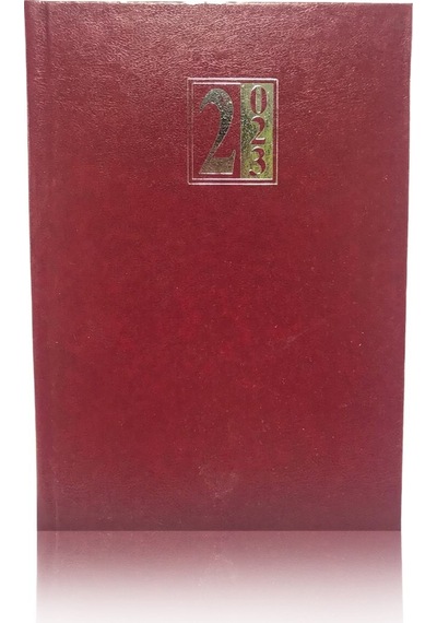 2023 Ekonomik Cilt Bezi Ajanda 14x20 Bordo