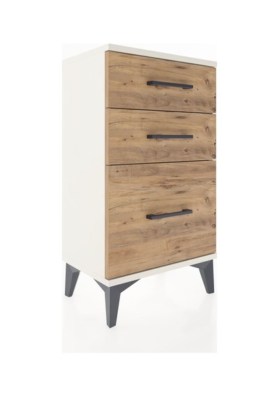 Arges Komodin 3 Çekmeceli 44x30x80 Aytaşı-çam Aytaşı