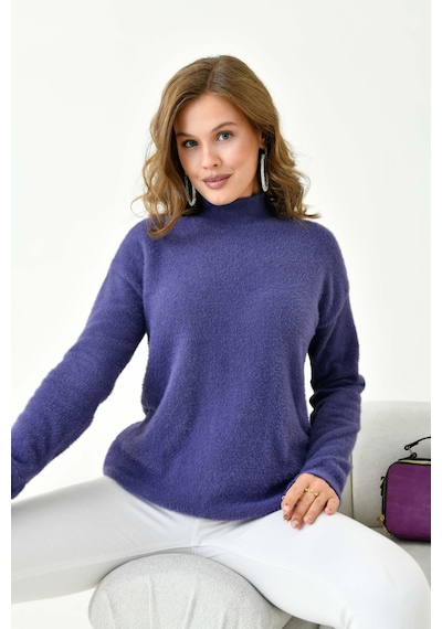 Ftz Women Kadın Basic Kazak Mor 20878 Mor