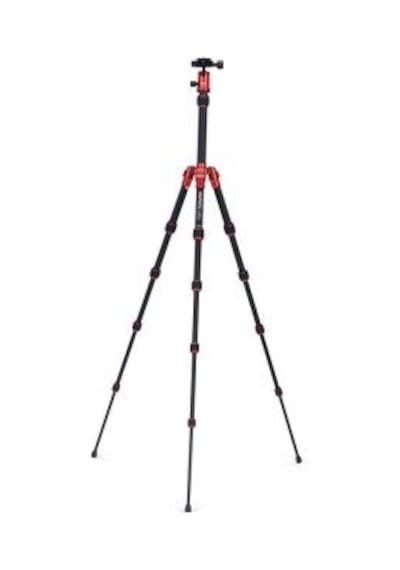 Benro Mefoto A0350Q0R Backpacker Travel Tripod Kit (Red)
