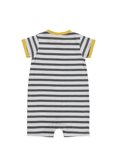 Tazmanya Civil Baby Taz Baskılı 6-18 Ay Tulum - Beyaz