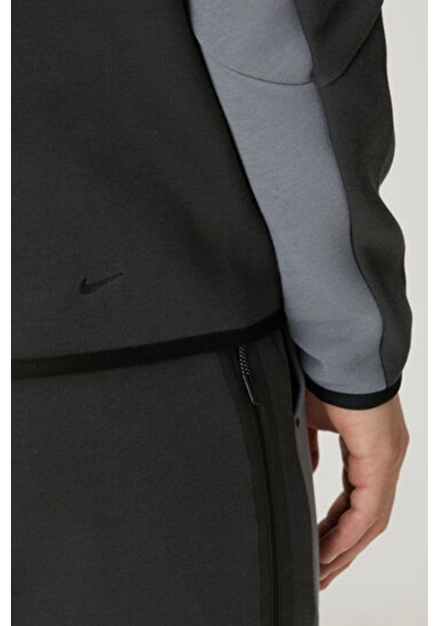 Nike Tech Fleece Full Zip Windrunner Hoodie Kapüşonlu Unisex Sweatshirt Antrasit Antrasit